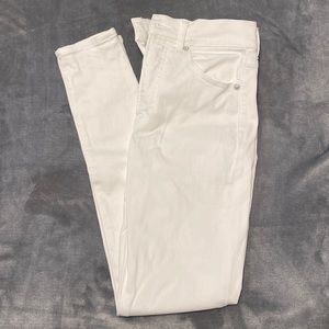 Express white high rise 2R skinny jeans